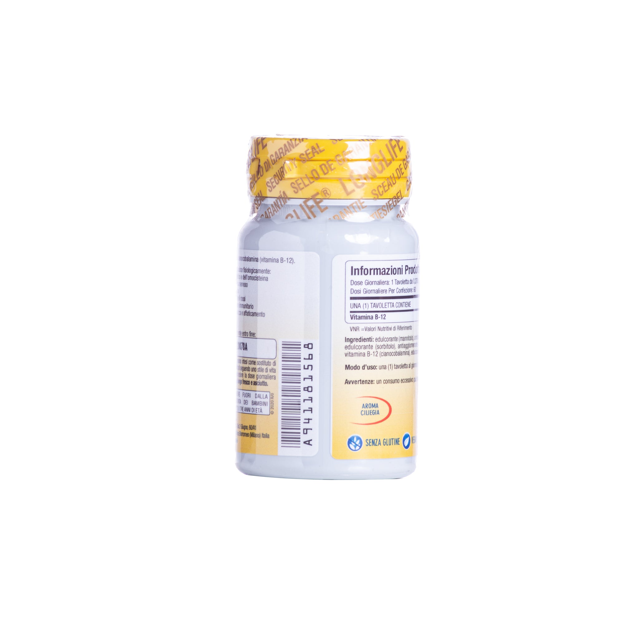 LONGLIFE B12 SUBLINGUALE 1000 MCG