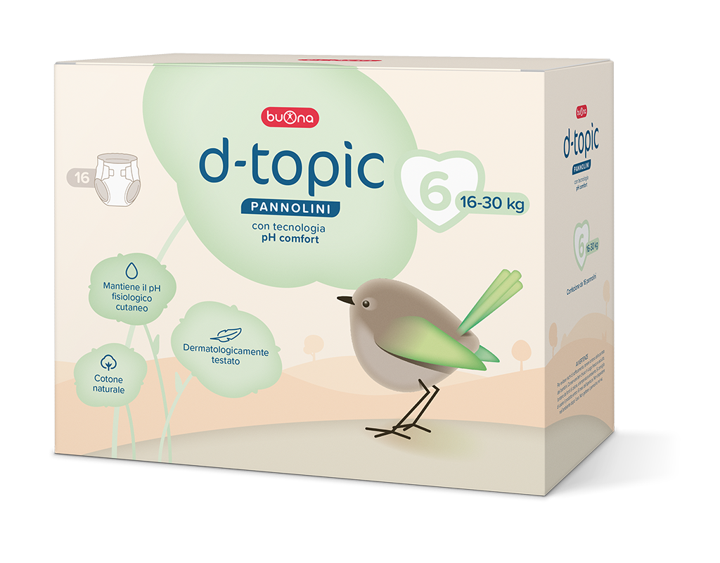 DTOPIC PANNOLINI TAGLIA 6 16PZ