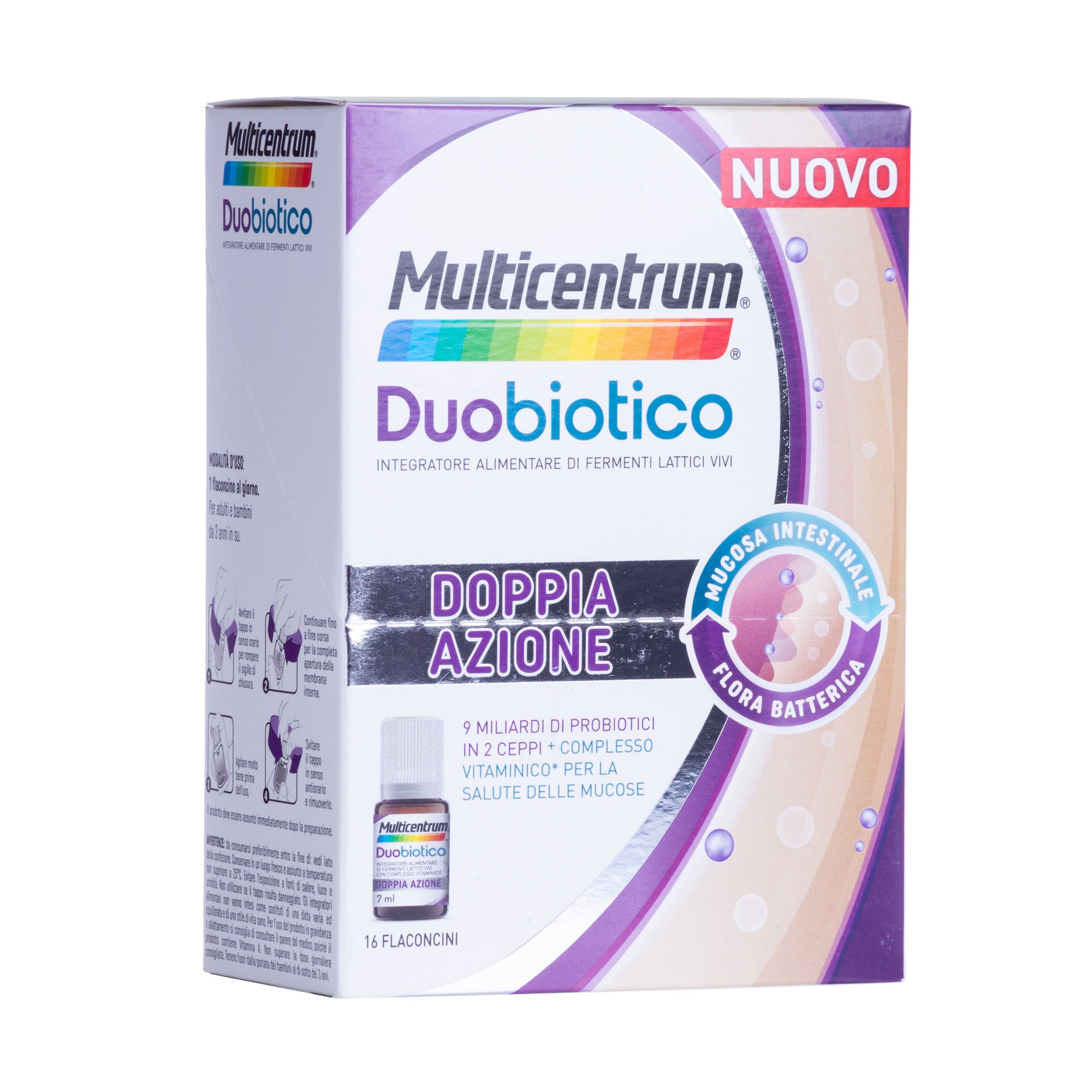 MULTICENTRUM DUOBIOTICO 16 flaconi