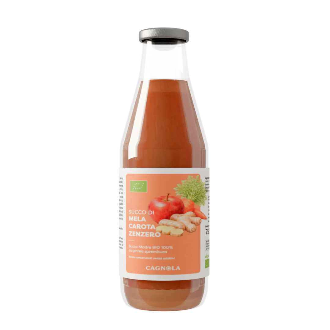 SUCCO MADRE CAROTA MELA ZENZERO BIO 750ML