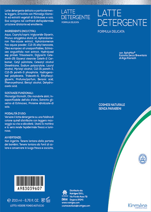 KLAMERE LATTE DETERGENTE 200ML