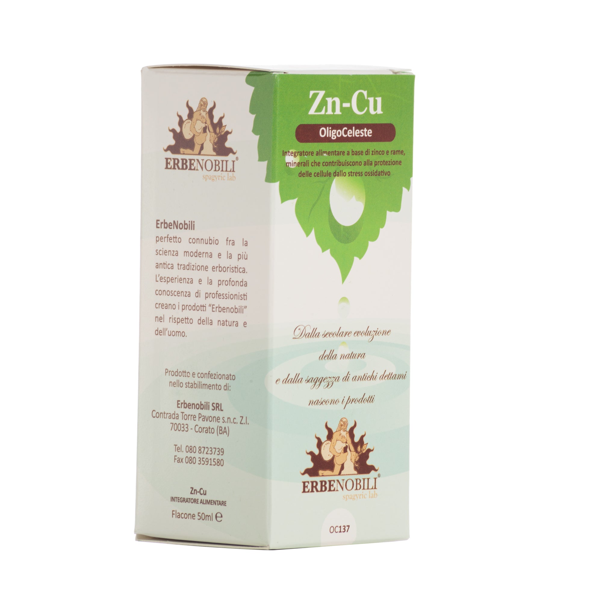 OLIGOCELESTE ZN CU (ZINCO RAME)