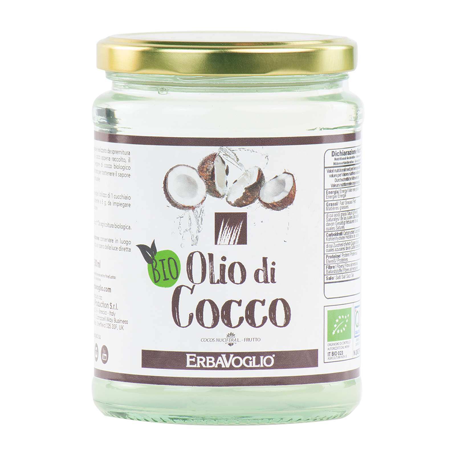 OLIO DI COCCO BIO 500ML