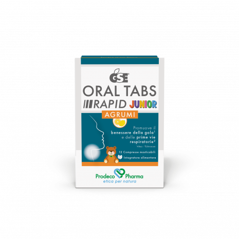 GSE ORAL TABS RAPID JUNIOR AGRUMI 12CPR