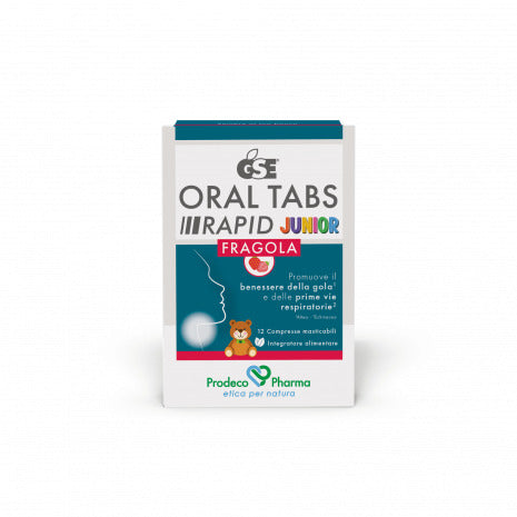 GSE ORAL TABS RAPID JUNIOR FRAGOLA 12CPR