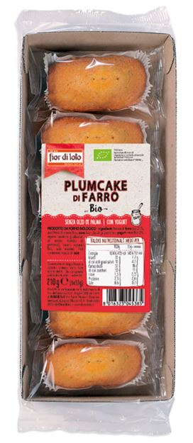 FIOR DI LOTO PLUMCAKE FARRO YOGURT 6X35G