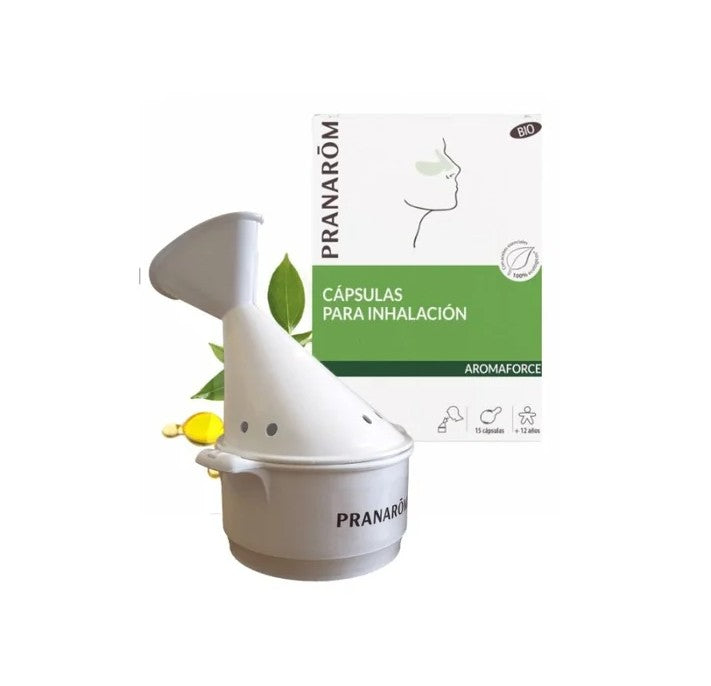 PRANAROM AROMAFORCE INHA 15 CAPSULE OLI ESSENZIALI + INALATORE