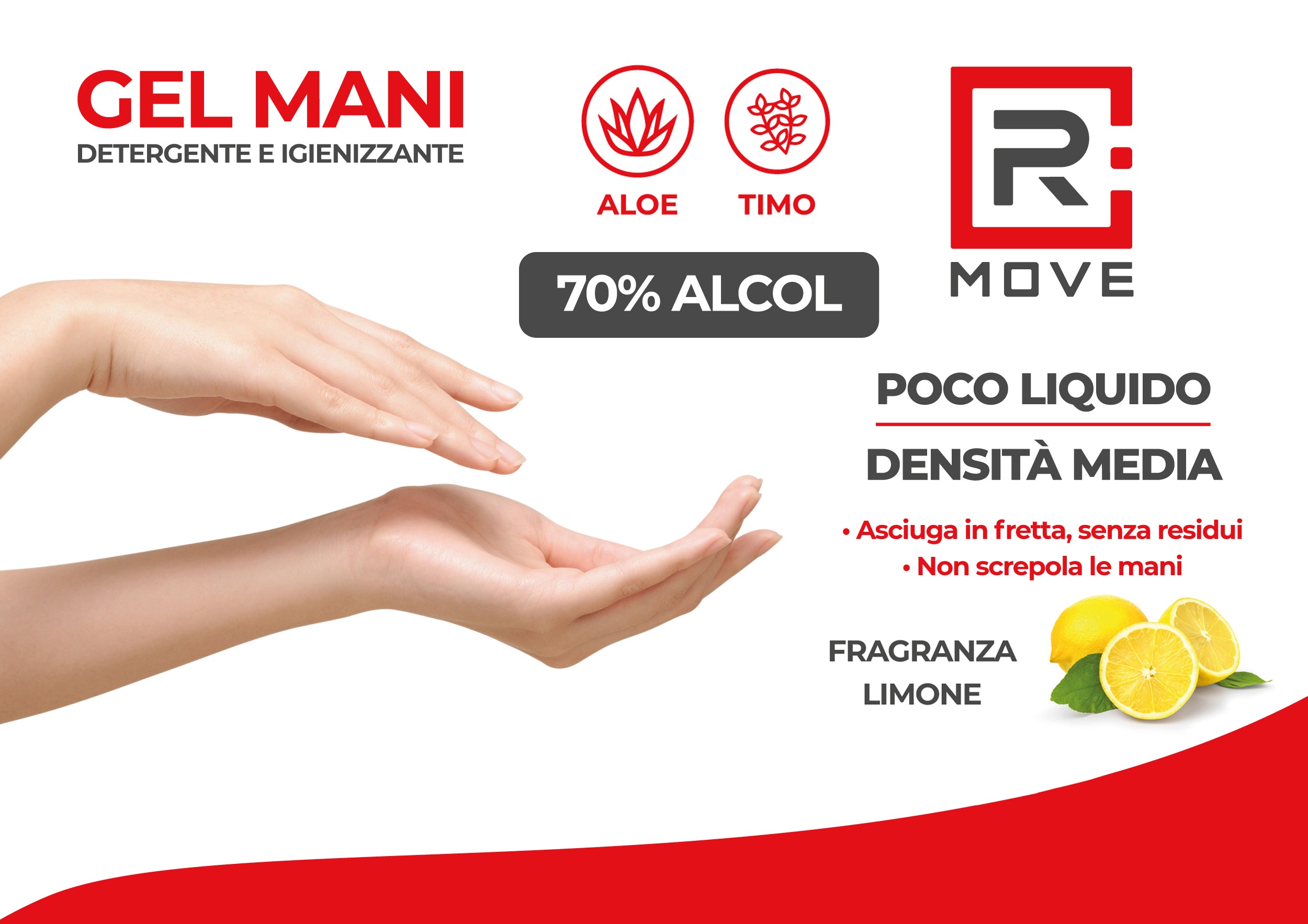RMOVE GEL IGIENIZZANTE MANI CON EROGATORE
