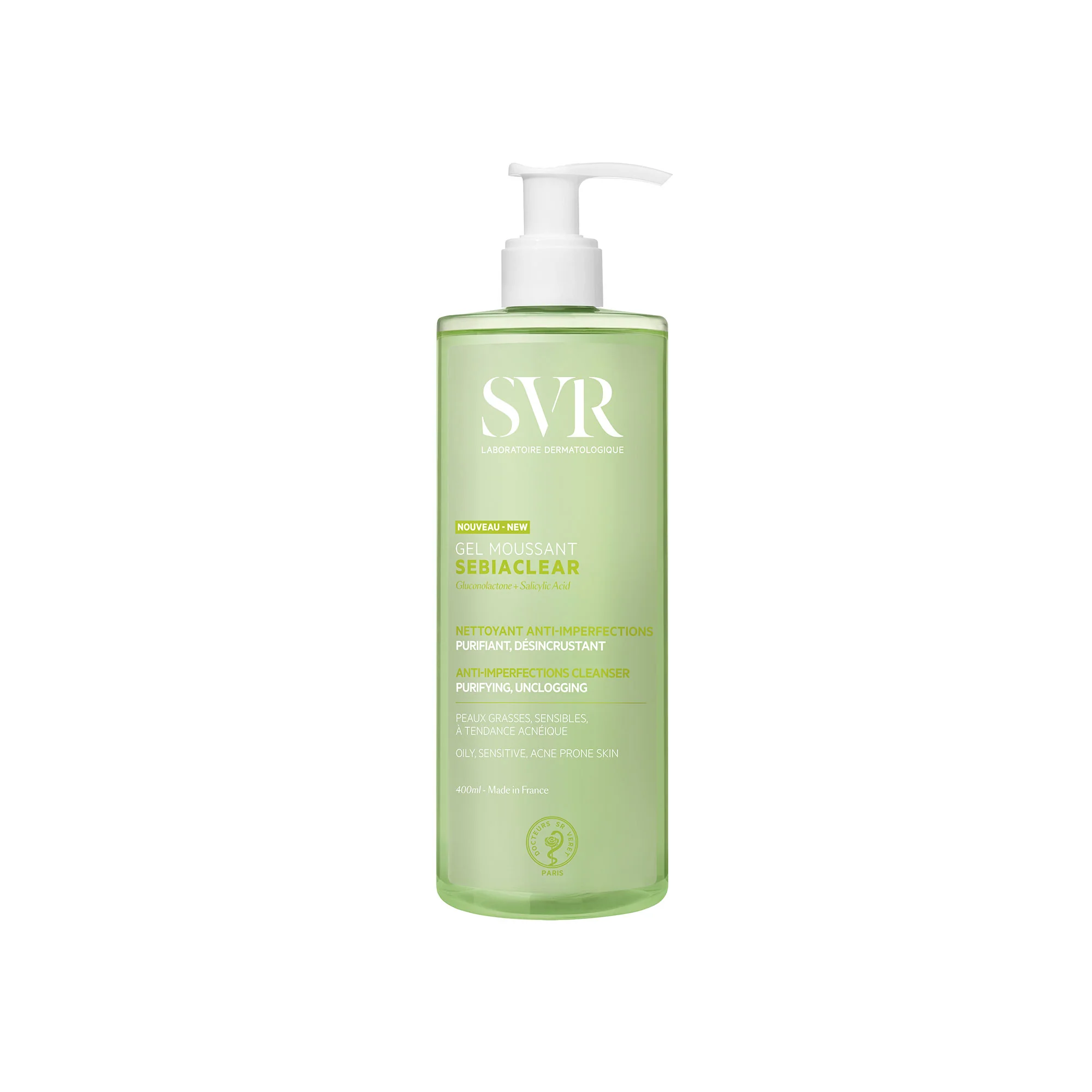 SEBIACLEAR GEL MOUSSANT 400ML
