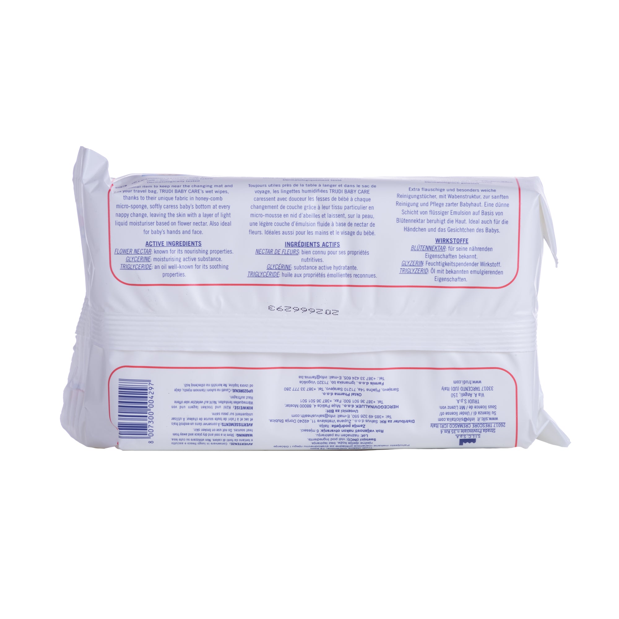 TRUDI BABY CARE SALVIETTE M L