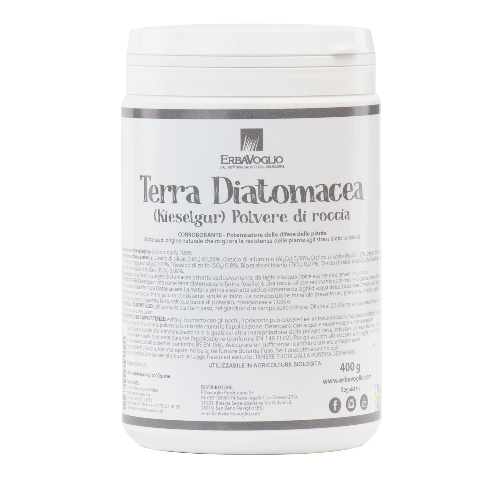 TERRA DIATOMACEA KIESELGUR 400G
