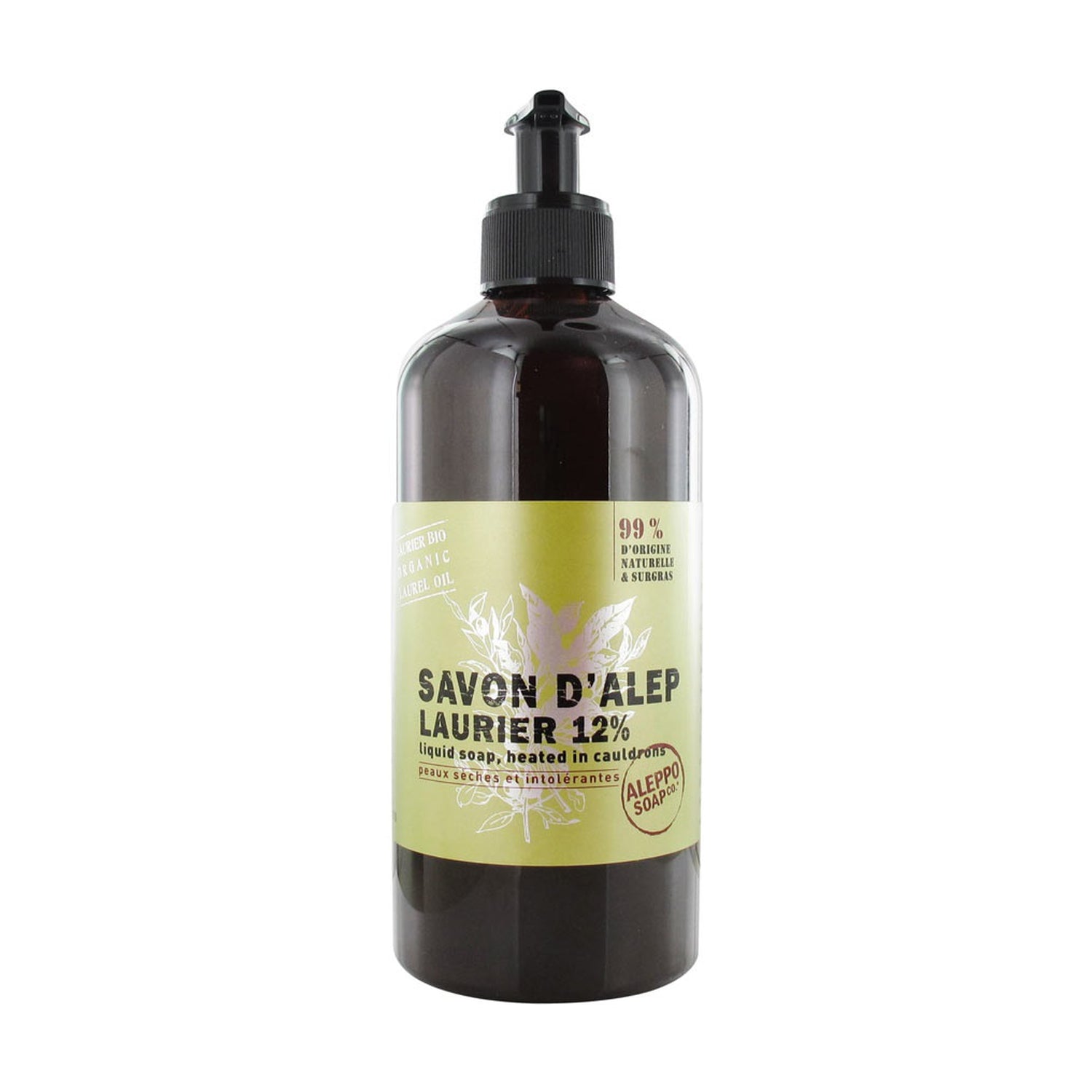 SAPONE ALEPPO LIQUIDO 12%ALLORO 1LT