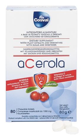 ACEROLA VIT C 80 TAVOLETTE