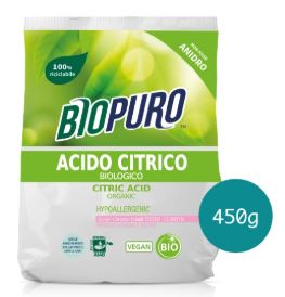 BIOPURO ACIDO CITRICO ANIDRO 450G