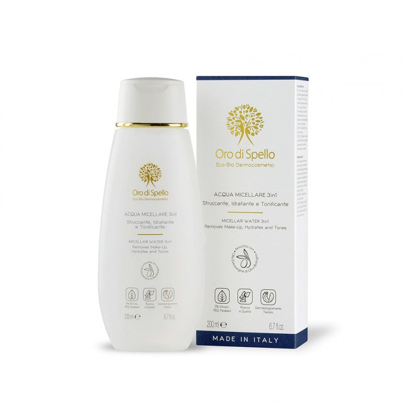 ORO SPELLO ACQUA MICELLARE 3 IN 1 200ML