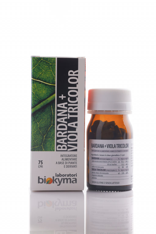 BARDANA VIOLA TRICOLOR 75 COMPRESSE