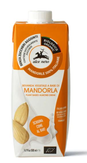 ALCE NERO BEVANDA VEGETALE MANDORLA 500ML