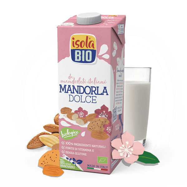 ISOLA BIO BEVANDA ALLA MANDORLA SENZA GLUTINE 1L