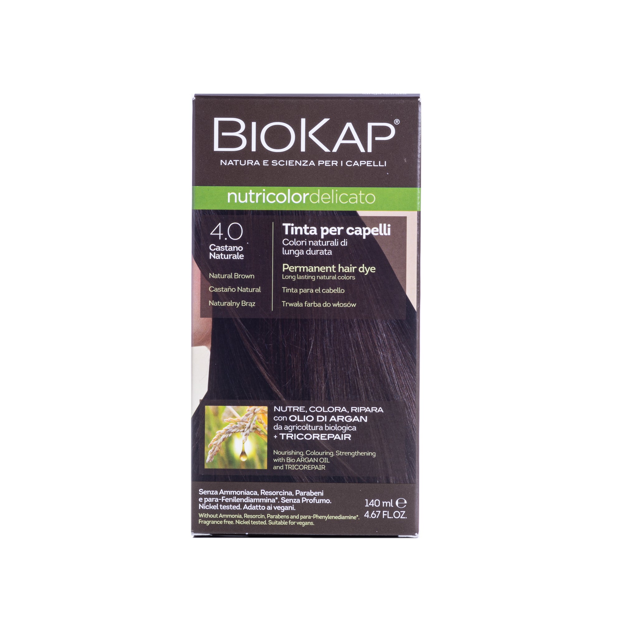 BIOKAP NUTRICOLOR DELICATO 4.0 CASTANO NATURALE