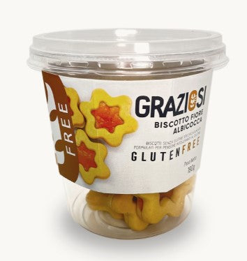 BISCOTTI FIORE ALBICOCCA 190G LABORATORIO GRAZIOSI