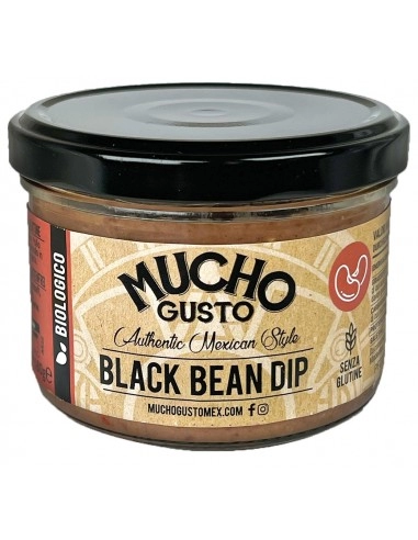 MUCHO GUSTO HUMMUS FAGIOLI NERI 180G