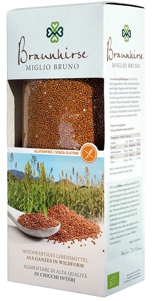 MIGLIO BRUNO BIO SEMI S/GL 1KG EMBIO