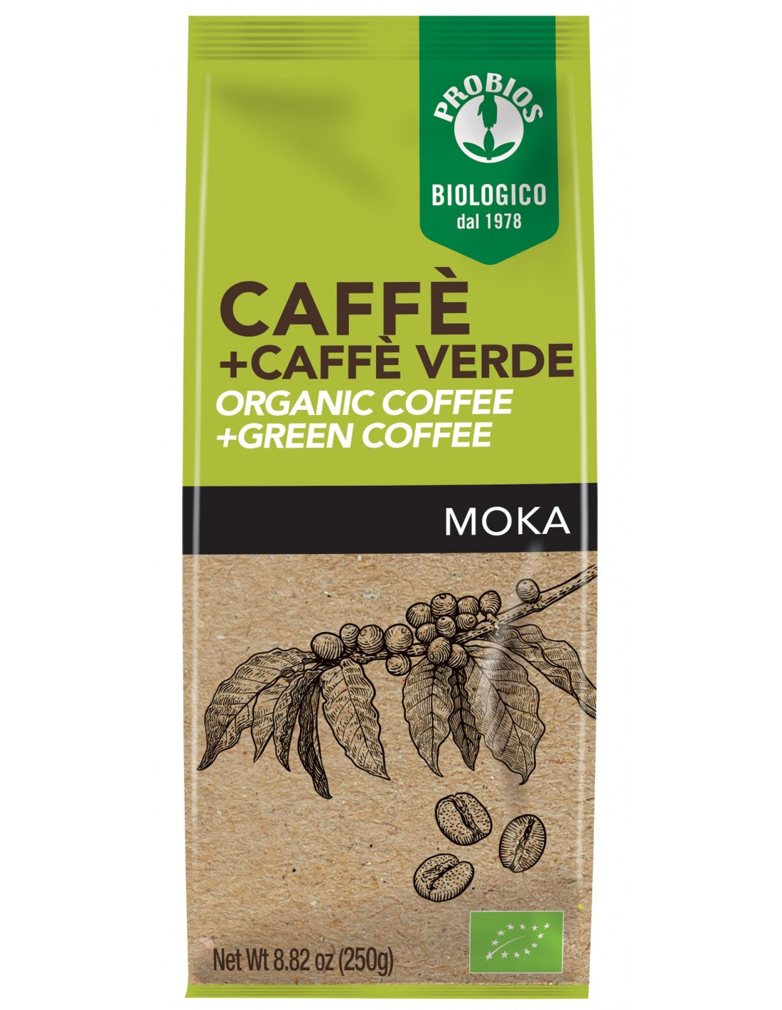 CAFFE' CON CAFFE' VERDE 250G