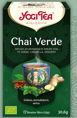 YOGI TEA SPEZIATO VERDE CHAI 17 BUSTINE