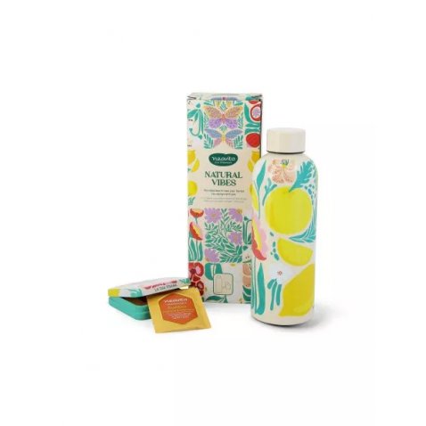 NEAVITA COFANETTO NETURAL VIBES - BOTTIGLIA THERMOS 500ML + SCRIGNO PORTA TISANE CON4 FILTRI