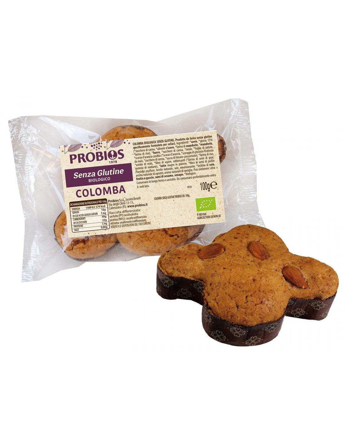 COLOMBA SENZA GLUTINE 100GR