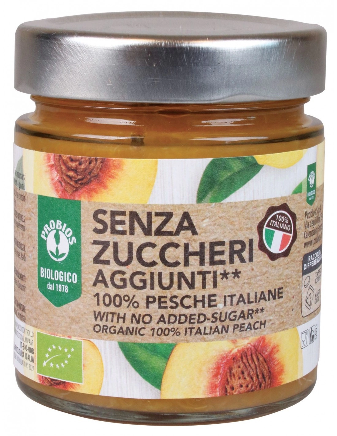 COMPOSTA 100% PESCA SENZA ZUCCHERI AGGIUNTI 215G