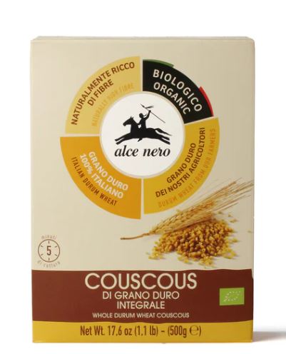ALCE NERO COUSCOUS GRANO DURO INTEGRALE 500G