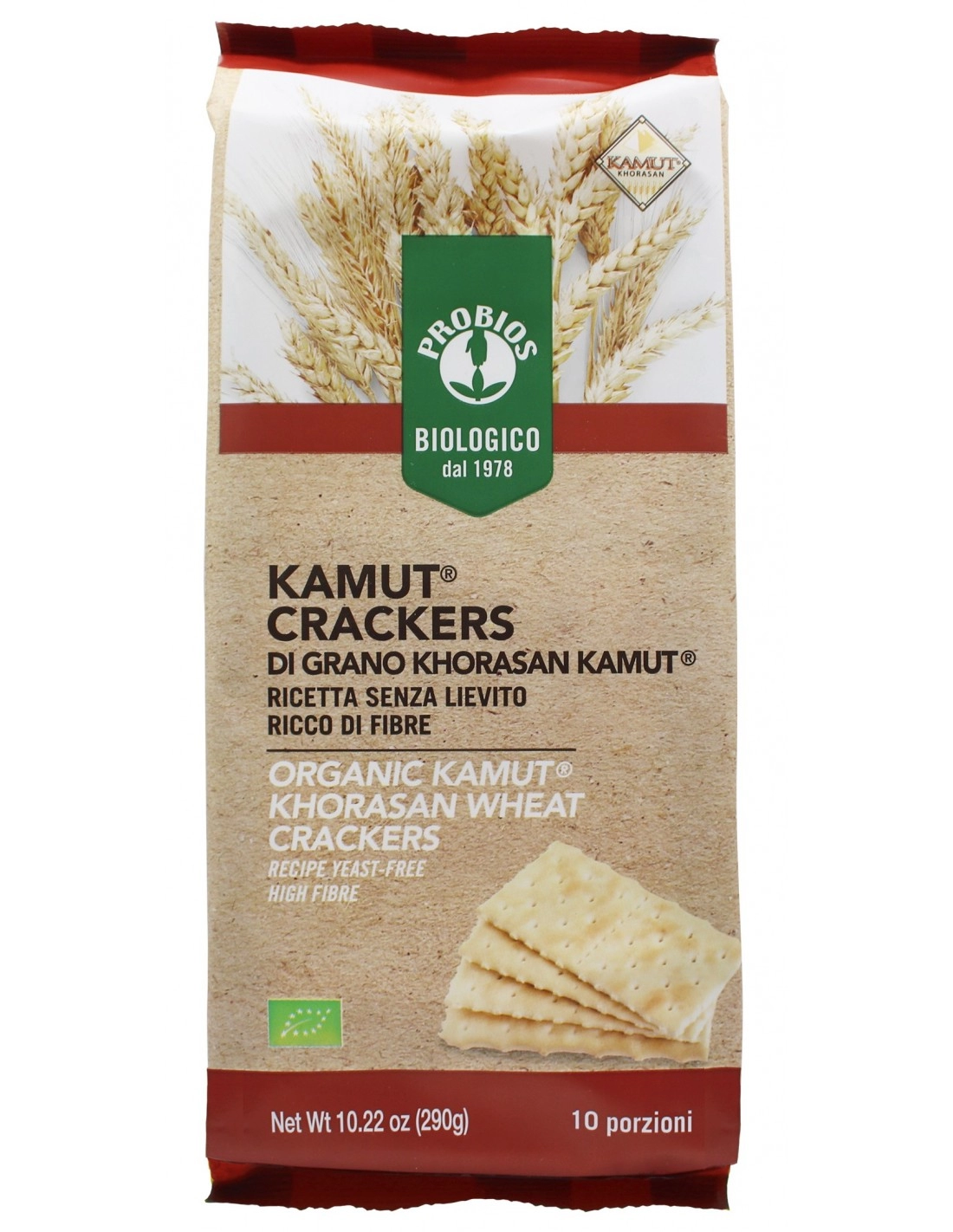 CRACKERS KAMUT SENZA LIEVITO 290G