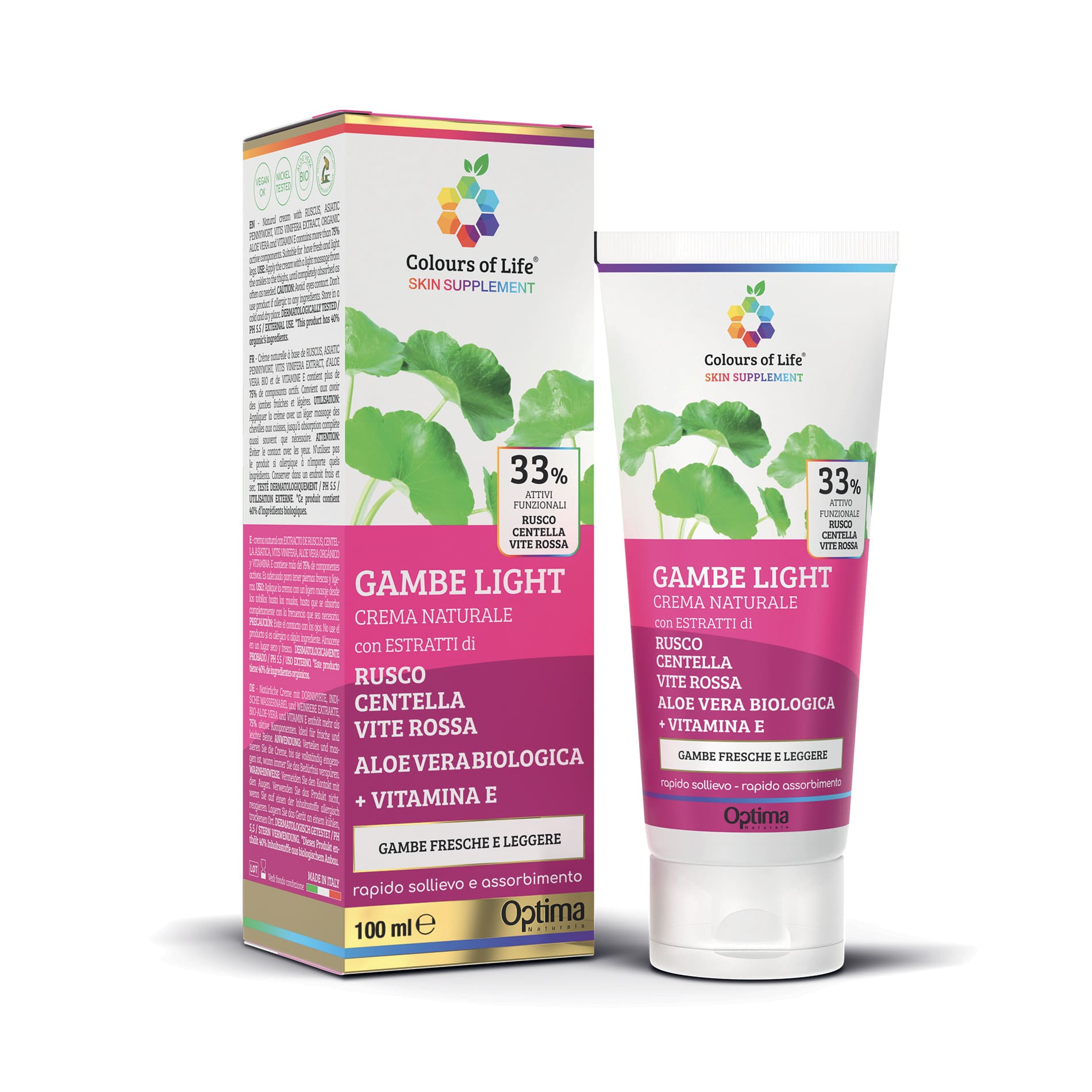 CREMA GAMBE LIGHT 100ML