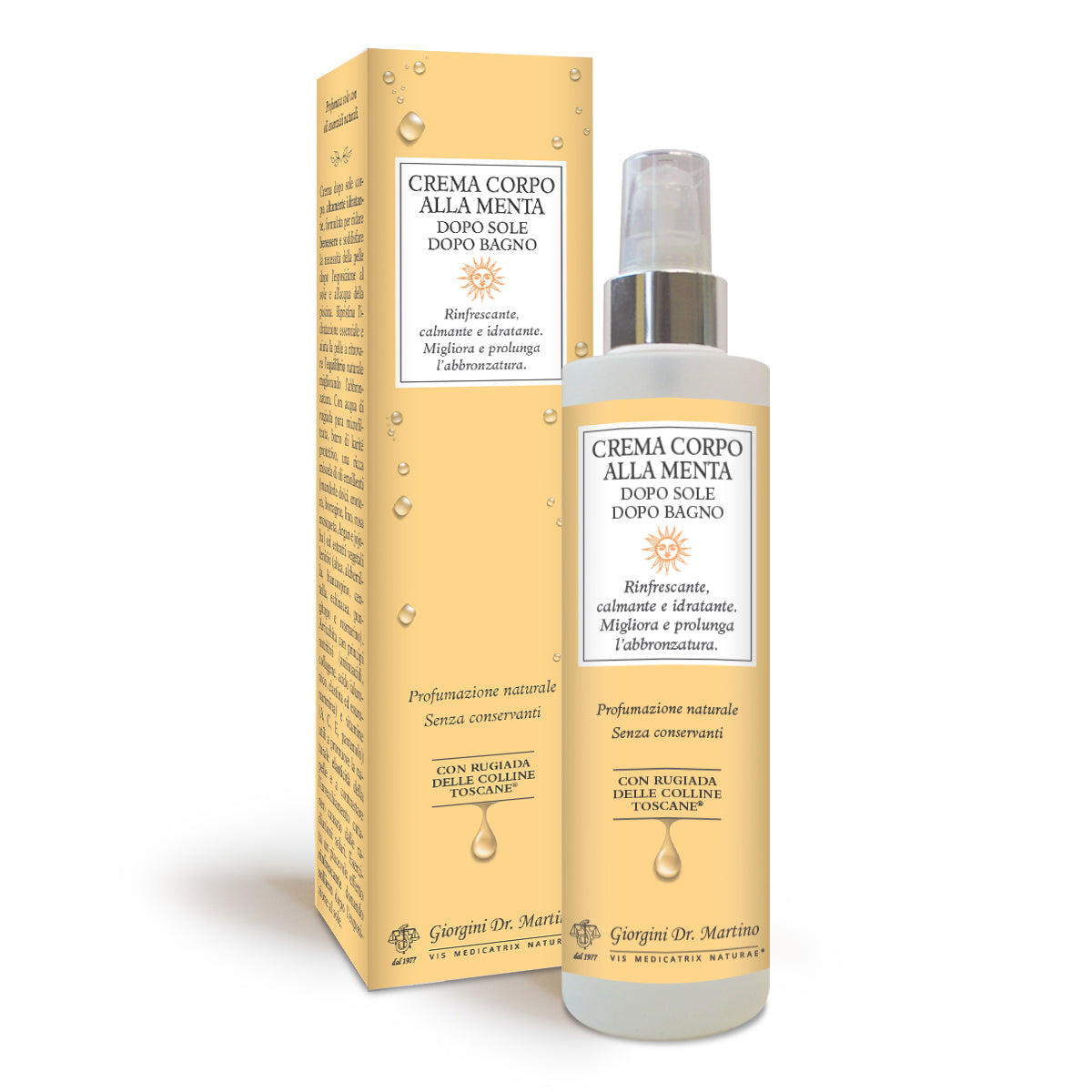 CREMA CORPO DOPOSOLE MENTA 250 ML