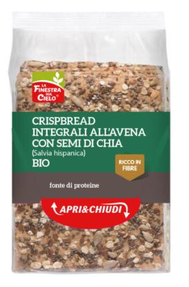 CRISPBREAD INTEGRALI AVENA CHIA 200G