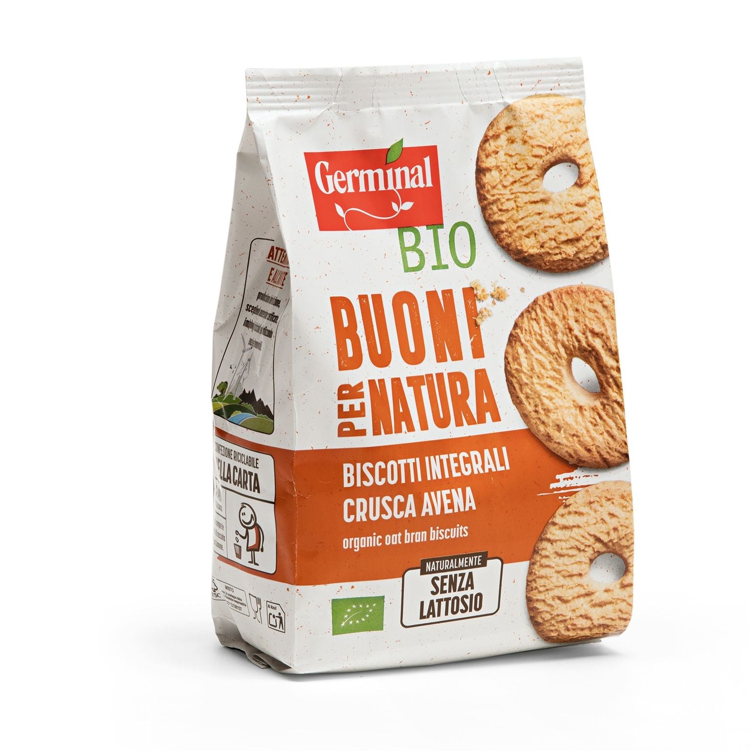 GERMINAL BISCOTTI CRUSCA AVENA BIO 250G