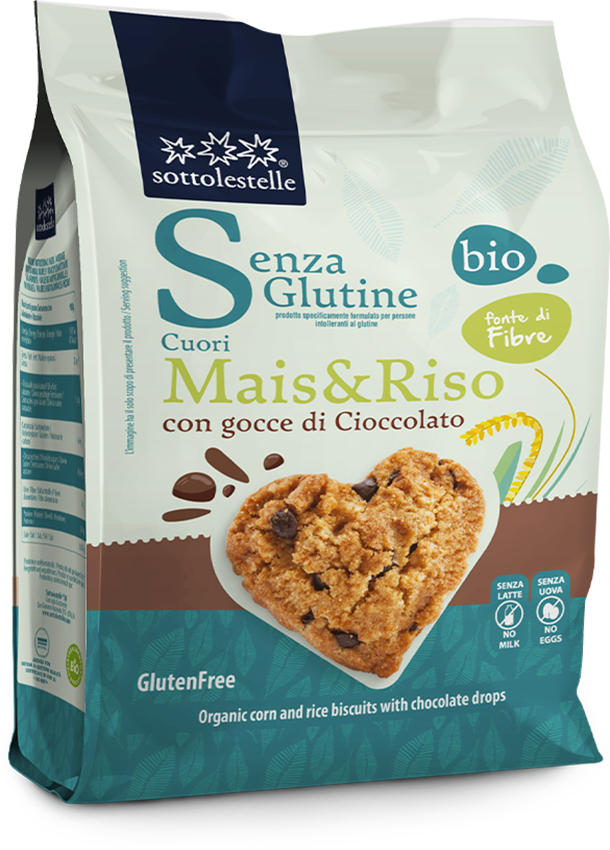 CUORI DI MAIS RISO CON CIOCCOLATO 250G