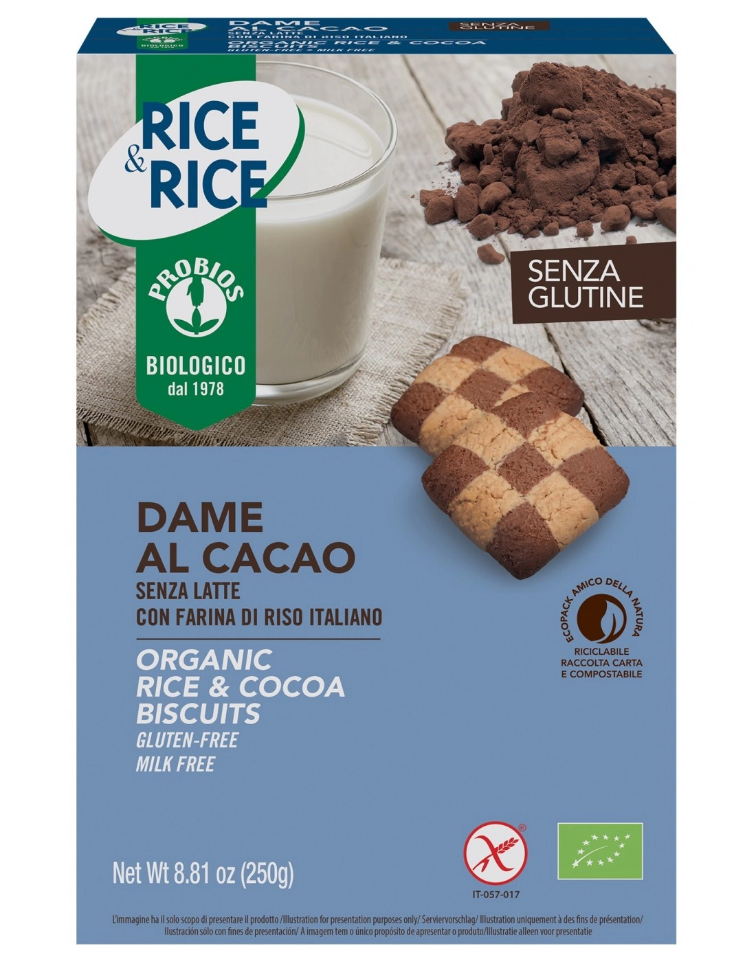 R&R DAME RISO CON CACAO 250G