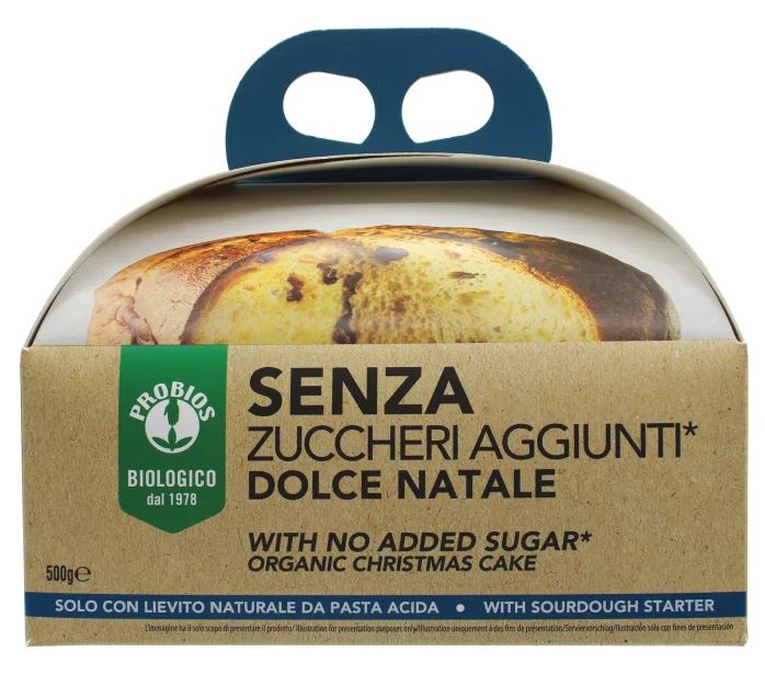 PANETTONE PANDOLCE SENZA ZUCCHERO CON ERITRITOLO 500G PROBIOS