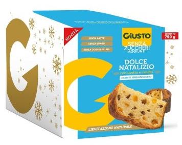 DOLCE NATALIZIO CLASSICO SENZA ZUCCHERO 600G GIUSTO