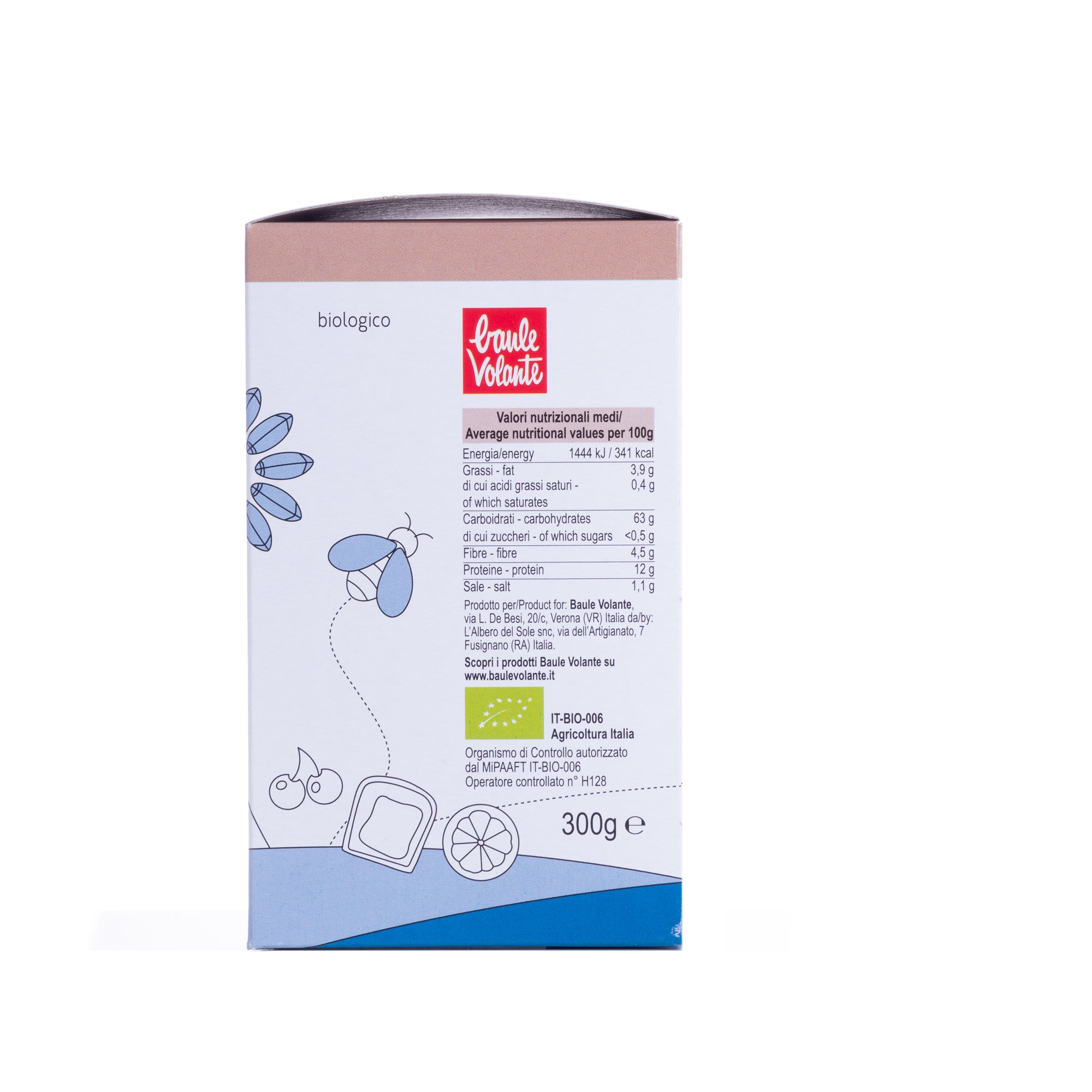 FETTE BISCOTTATE CON FARRO INTEGRALE 300G