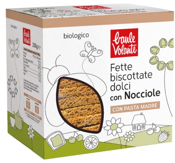 FETTE BISCOTTATE DOLCI CON NOCCIOLE 250G