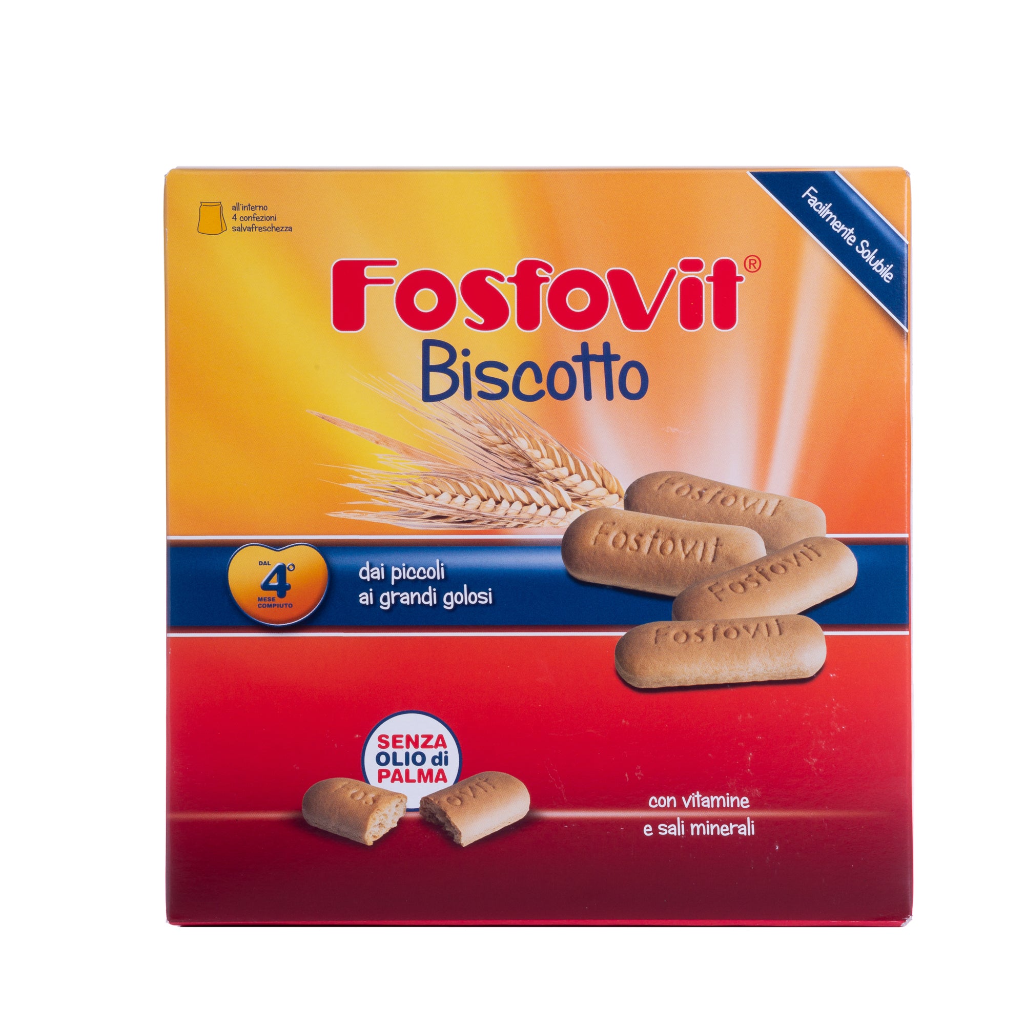 FOSFOVIT BISCOTTI SENZA LATTE SENZA UOVA 360GR