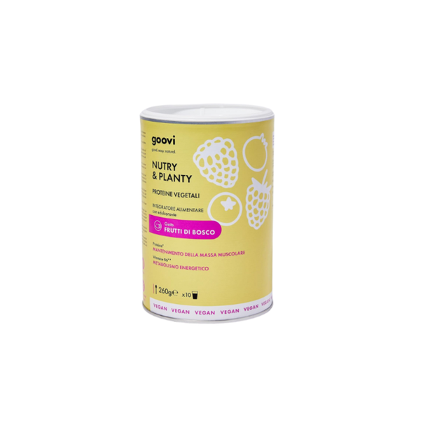 GOOVI PROTEINE VEGETALI FRUTTI DI BOSCO 260GR