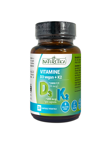 VITAMINA D3 VEGAN + K2 30 CAPSULE