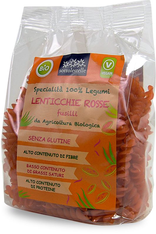 FUSILLI LENTICCHIE ROSSE 250G
