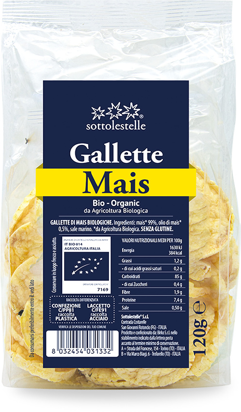 MINI GALLETTE MAIS 100G