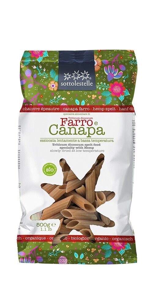 PENNE FARRO E CANAPA 500G