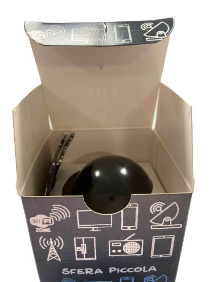 SFERA PICCOLA DIAMETRO 5CM SHUNGITE NATURALE PER AMBIENTI